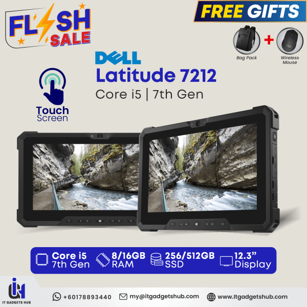 Dell Latitude 7212 Rugged Extreme Tablet – IT Gadgets Hub Malaysia