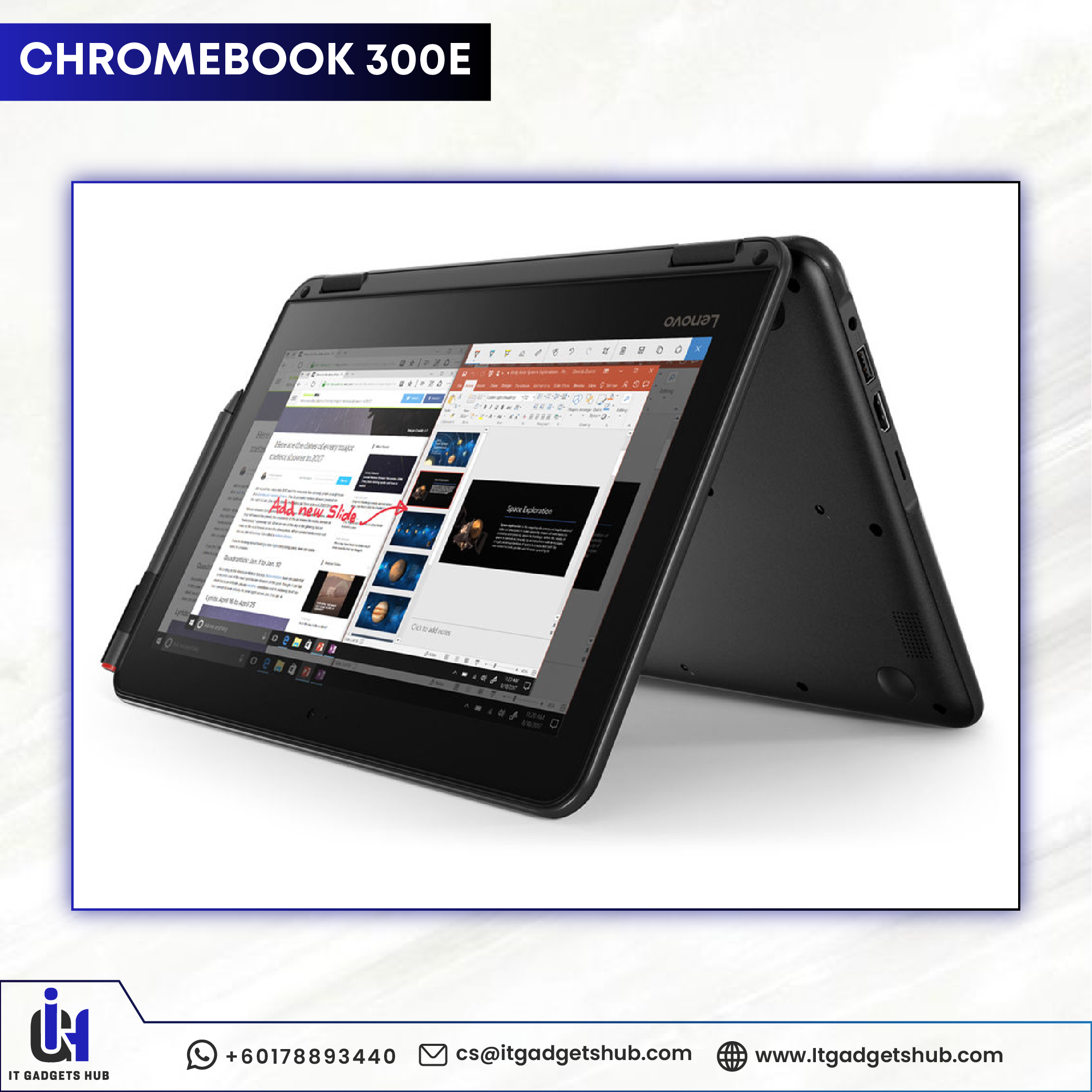 Lenovo 300E Chromebook - Image 4