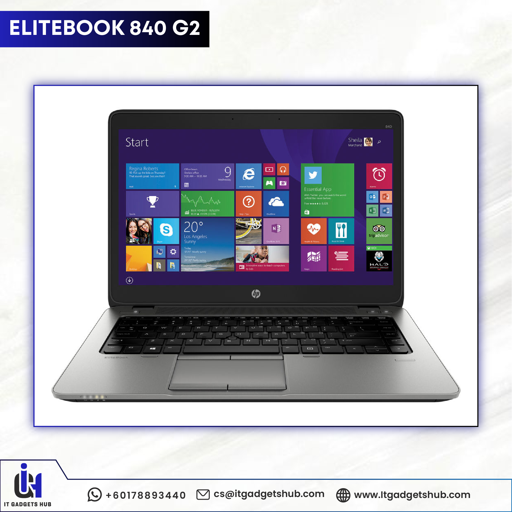 HP EliteBook 840 G2 - Image 2