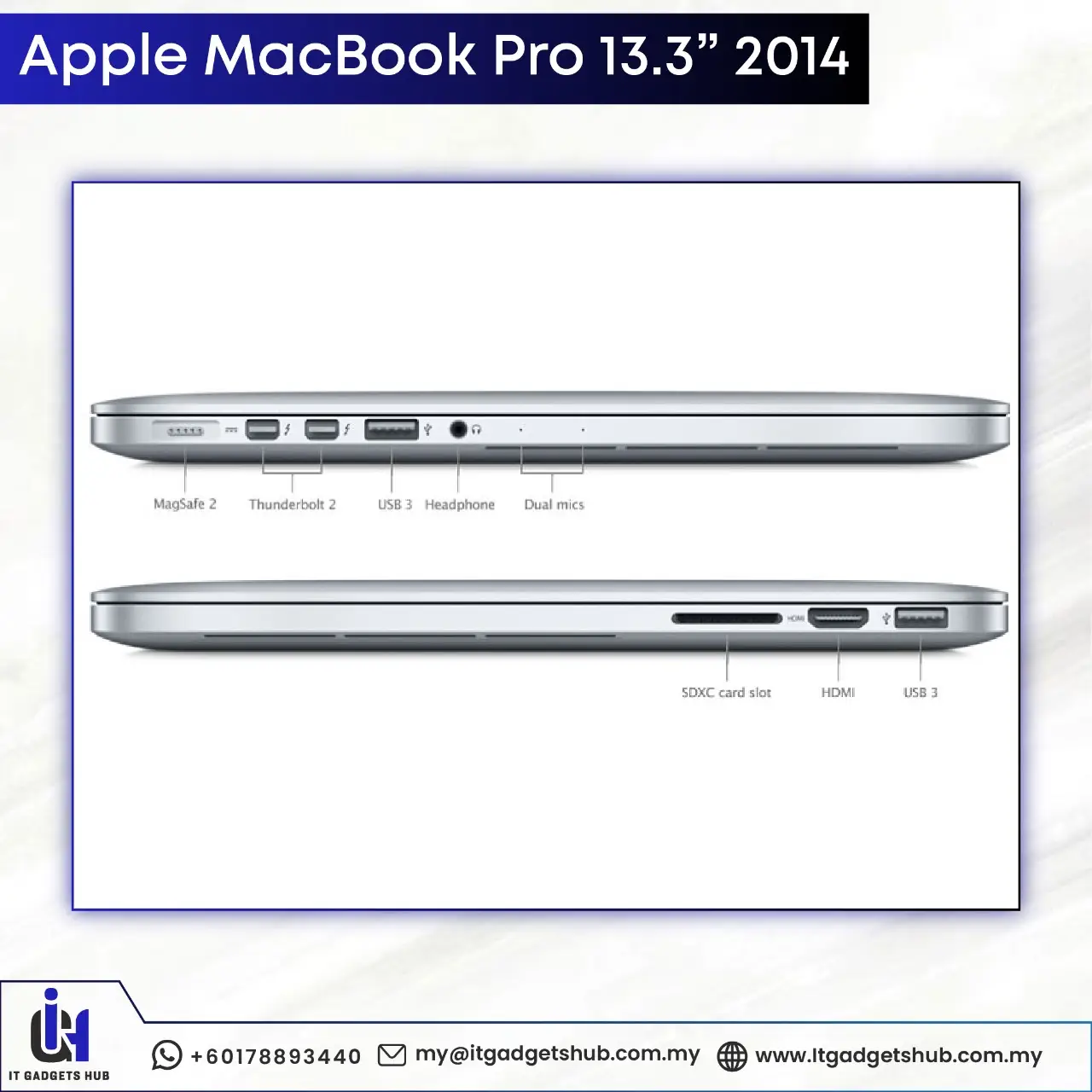 Apple MacBook Pro A1502 - Image 5