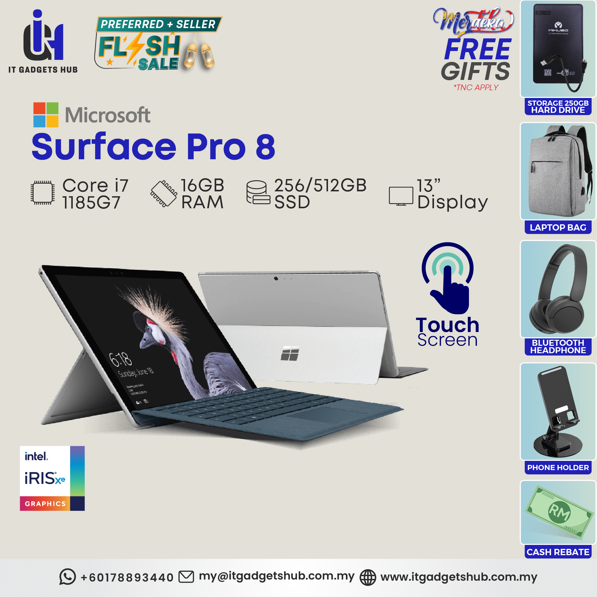 Microsoft Surface Pro 8 - Core i7 1185G7